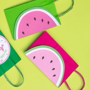 Pink Watermelon Favor Bag