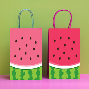 Pink Watermelon Favor Bag